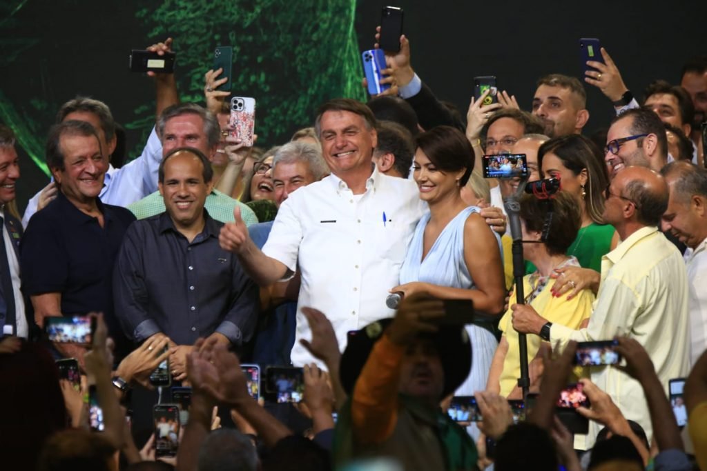 Jair Bolsonaro em evento do PL