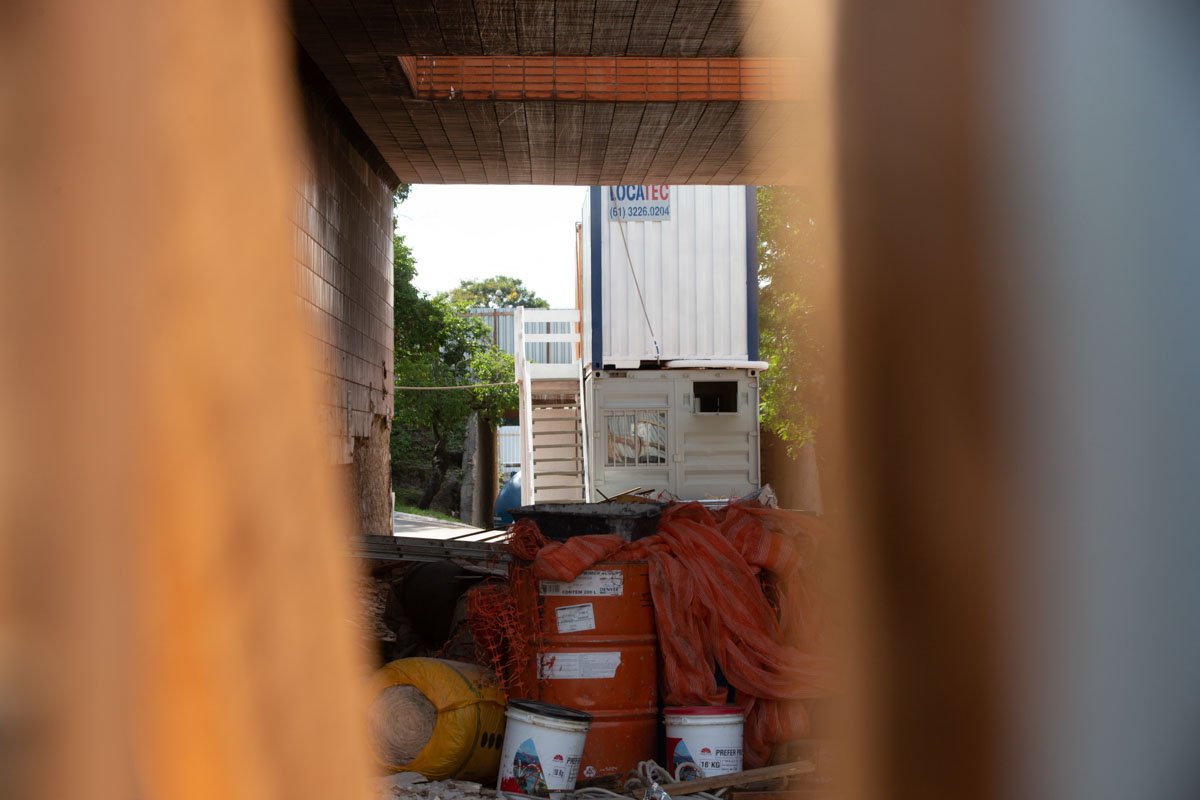 Tesourinha em obras na Asa Sul 3/4