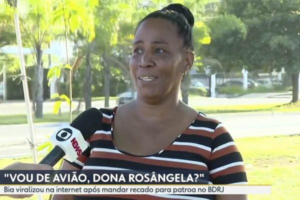 Dona Rosângela, patroa que viralizou na Globo ao pedir para funcionária "se virar" em meio à greve de ônibus
