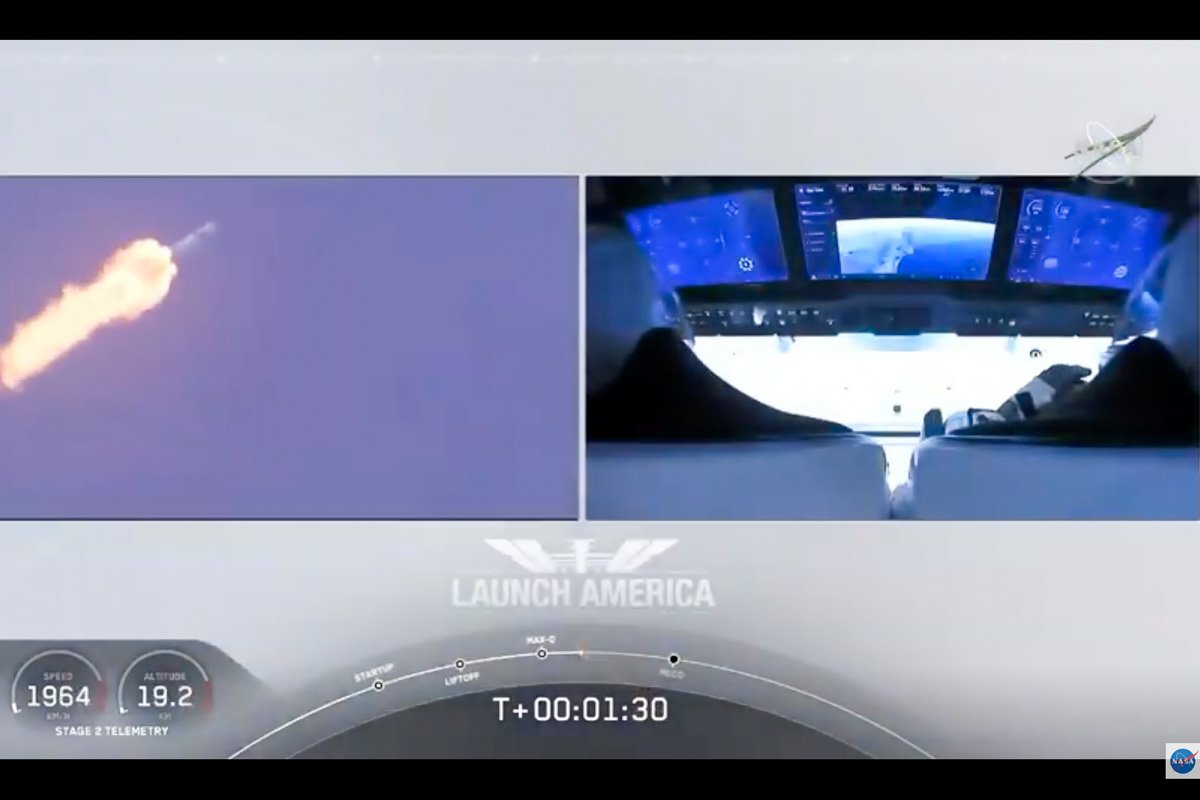 Foguete da Space X decola rumo à Estação Espacial Internacional