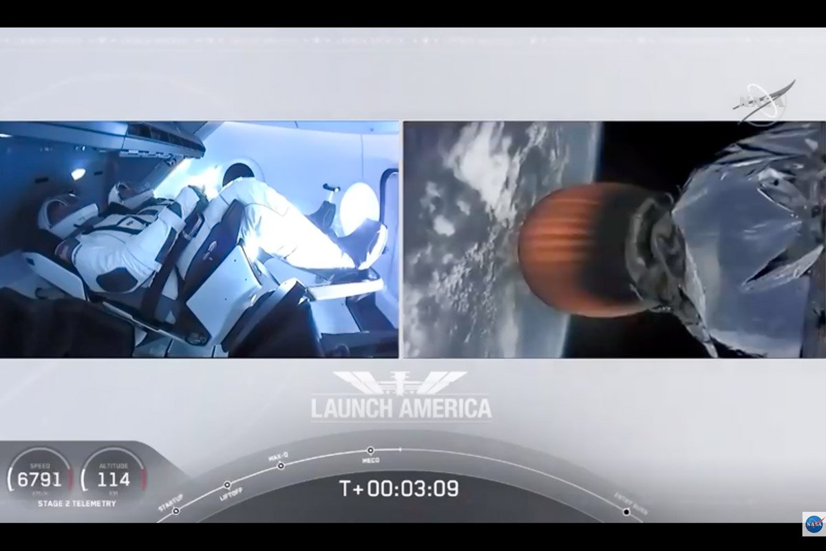 Foguete da Space X decola rumo à Estação Espacial Internacional
