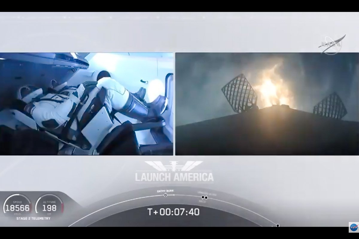 Foguete da Space X decola rumo à Estação Espacial Internacional