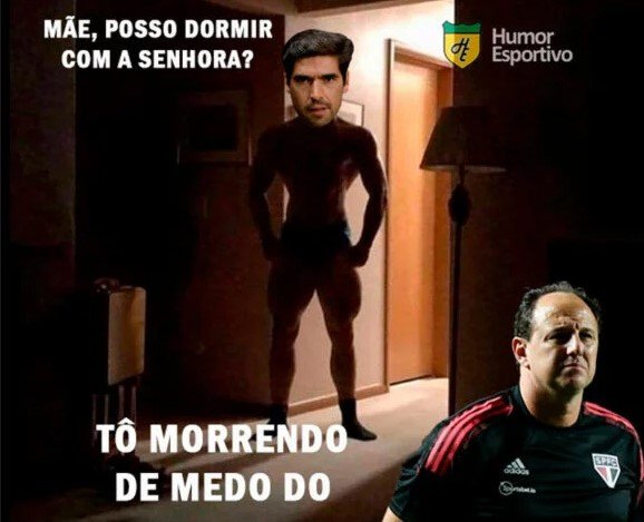 O jogo São Paulo x Palmeiras rendeu memes nas redes sociais - Metrópoles