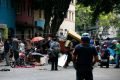 Cracolândia em rua do bairro Campos Elíseos em outubro de 2020