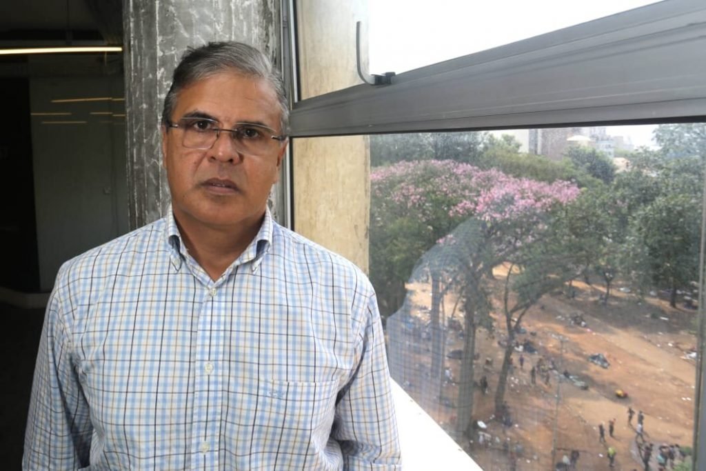 Paulo Eduardo Vieira, pastor da Primeira Igreja Batista de São Paulo, localizada na Praça Princesa Isabel