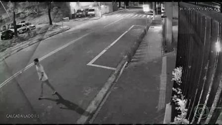 Câmeras de segurança flagraram Rodrigo Mussi saindo do prédio de Keyla Alves
