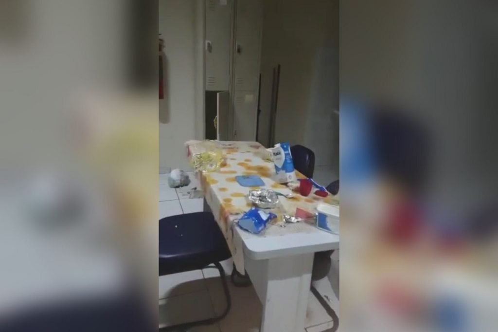 Vídeo: invasor entra em delegacia sem policiais e “assalta” geladeira
