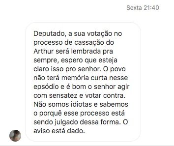 Print apoiadores Arthur do Val
