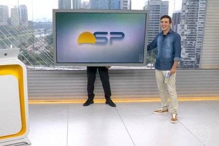 Vídeo. “TV com pernas” surge em telejornal da Globo | Metrópoles