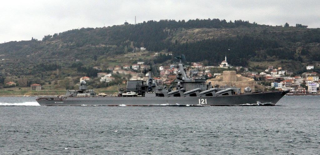 Navio Russo Moska é seriamente danificado pelo exército ucraniano