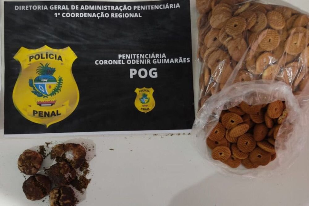 biscoito recheado com maconha presidio goias