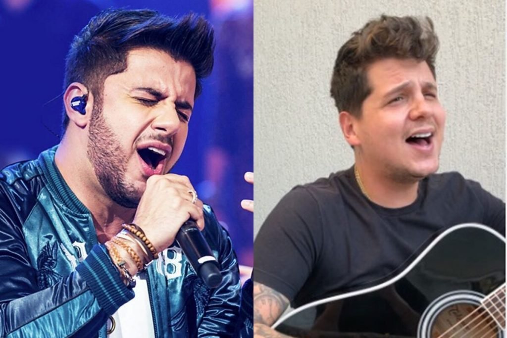 Cristiano Araújo e Fabrício da dupla com Fred (Reprodução: Instagram/Montagem Metrópoles)