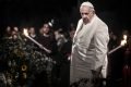 O Papa Francisco lidera a Via Sacra, Via Crucis no Coliseu de Roma, em 15 de abril de 2022 em Roma, Itália
