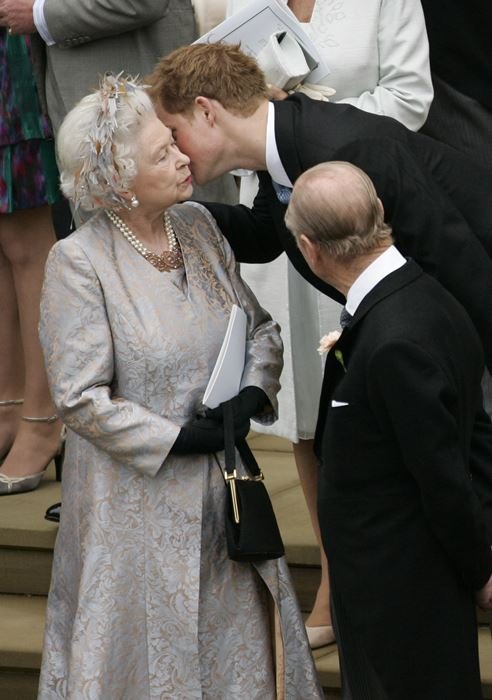 Harry e Elizabeth II