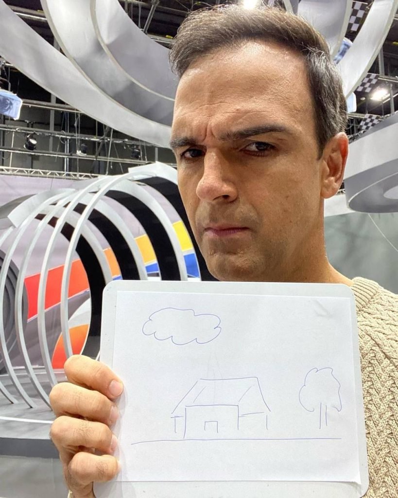 Tadeu Schmidt, apresentador do BBB22