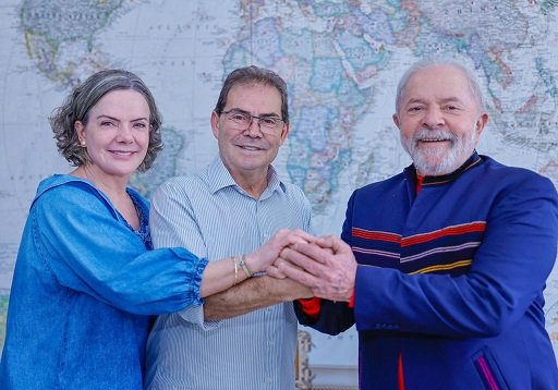 Gleisi Hoffmann, Paulinho da Força e Lula
