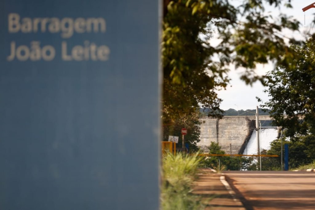 Reservatório da Barragem João Leite, em Goiânia, Goiás