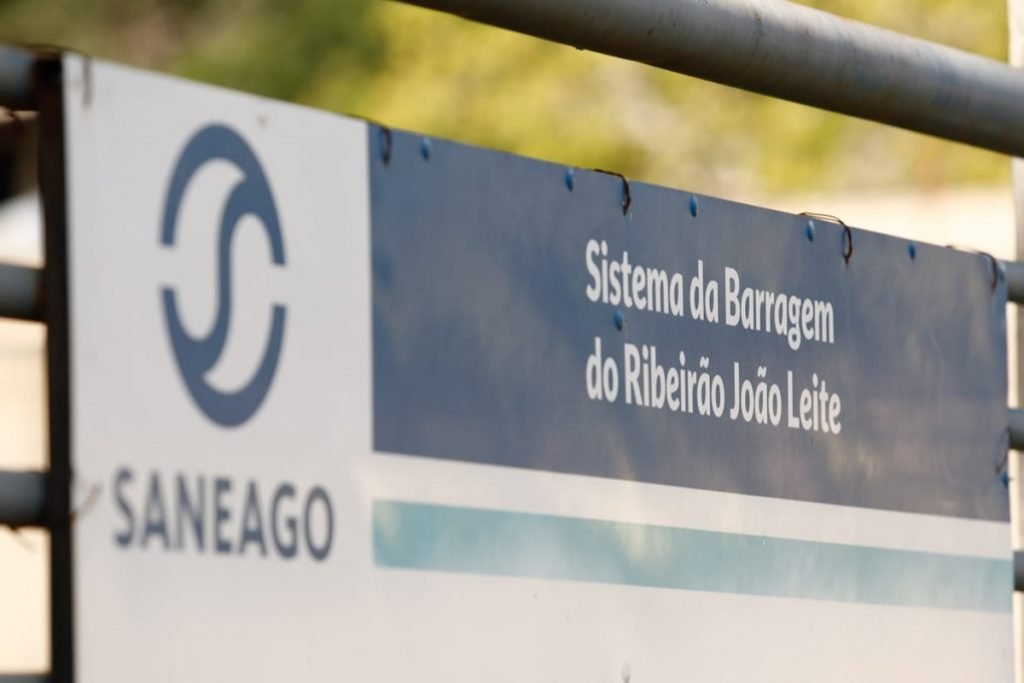 Sistema de Barragem do Ribeirão João Leite, em Goiânia, no estado de Goiás