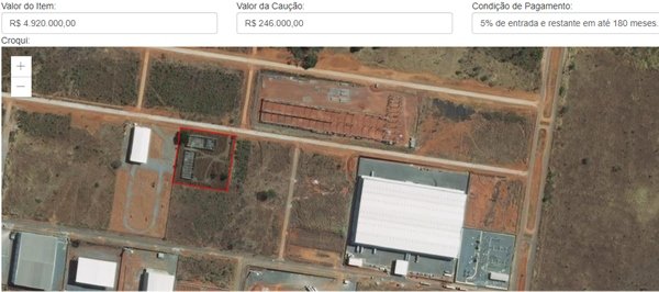 Imóvel licitação 03/2022 Terracap