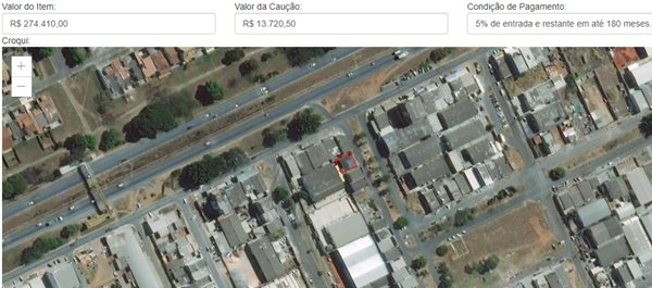 Imóvel licitação 03/2022 Terracap