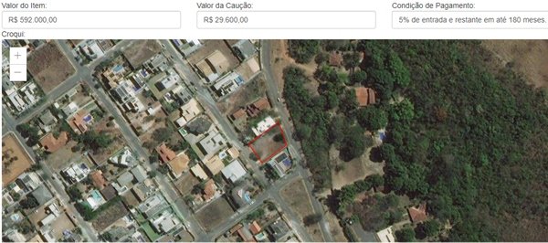 Imóvel licitação 03/2022 Terracap