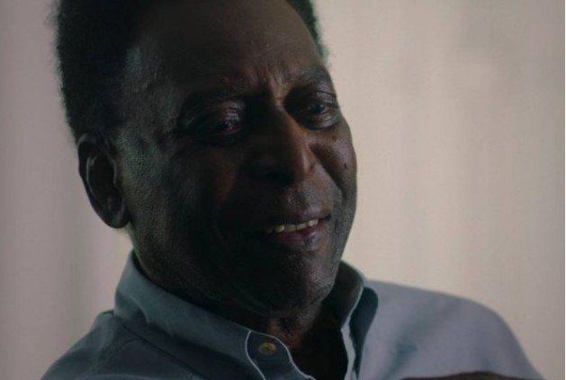 Pelé, former Brazilian soccer player.  He has black skin and dark hair - Metropolis