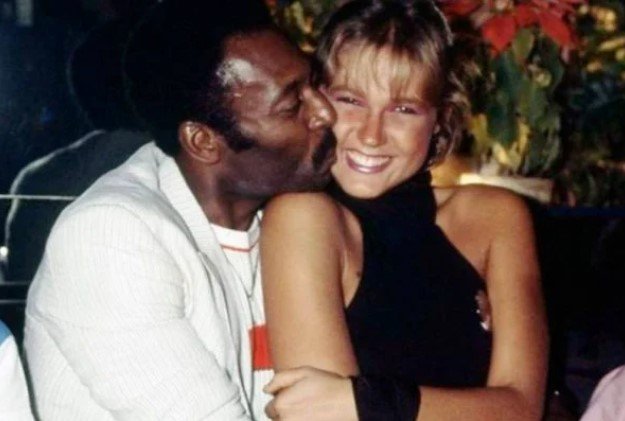 Presenter Xuxa and former soccer player Pelé