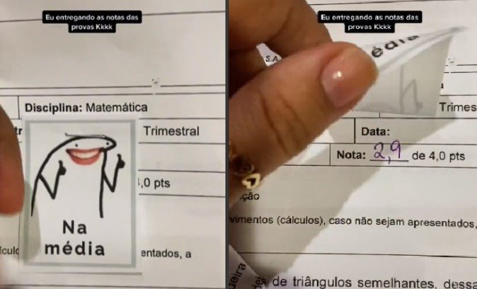 Professora do Pará viraliza dando notas com flork para alunos Metrópoles