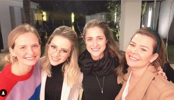 Fernanda Rodrigues, Sandy, Fernanda Souza e Eduarda Porto