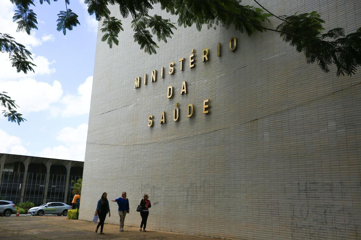 Prédio do Ministério da Saúde na Esplanada dos Ministérios em Brasília/DF