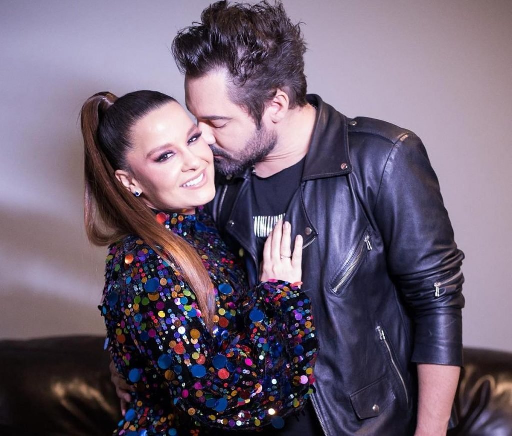 Imagem colorida de Fernando e Maiara juntos
