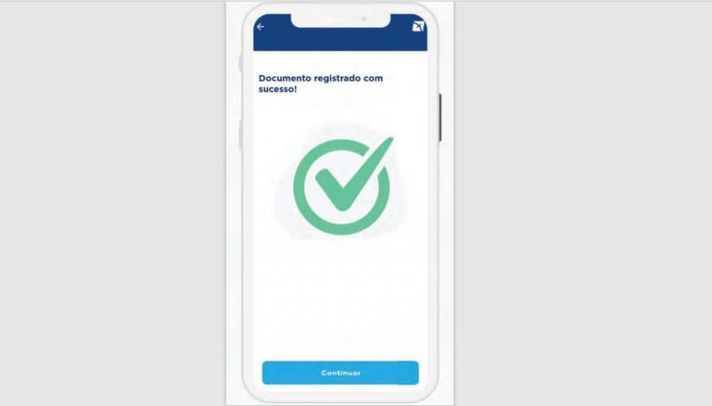 Tela do aplicativo para prova de vida digital no DF - Metrópoles