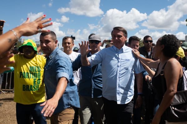 jair bolsonaro na manifestação de brasília