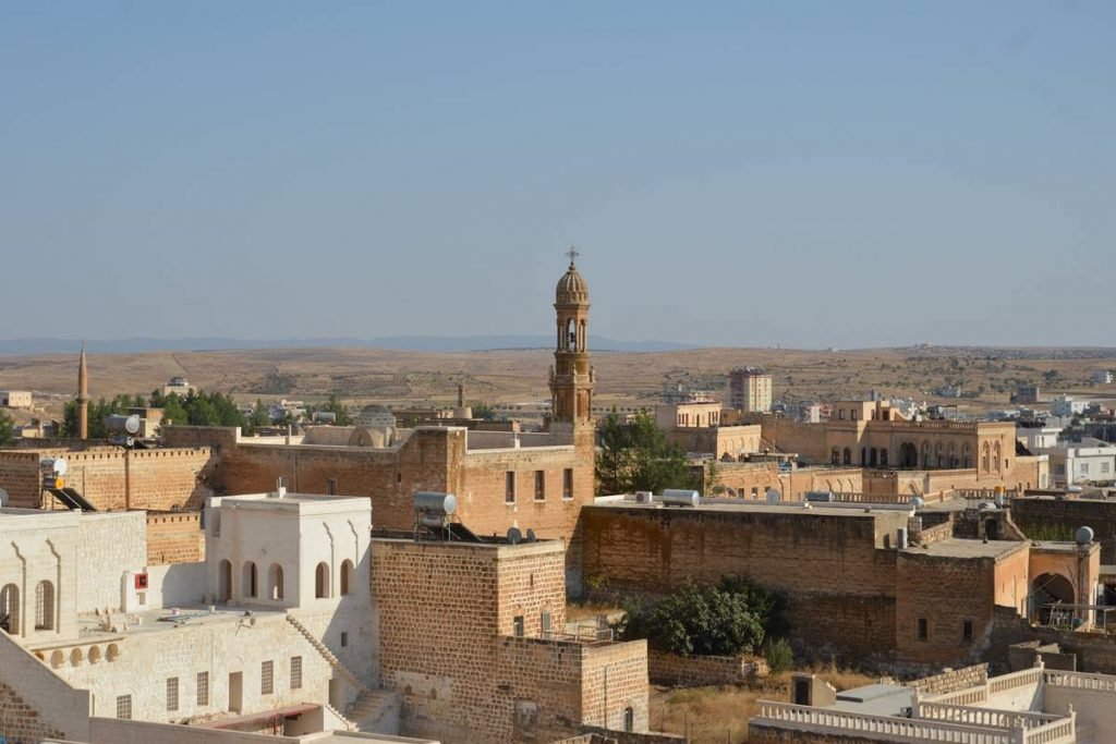 Vista da cidade de Midyat, na Turquia