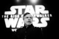 Mark Hamill, ator de Star Wars, posa para foto em preto e branco