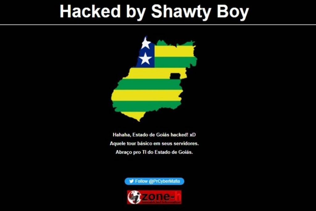 ataque hacker no site do governo de goiás