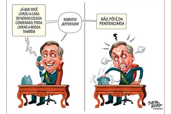Charge do Amarildo