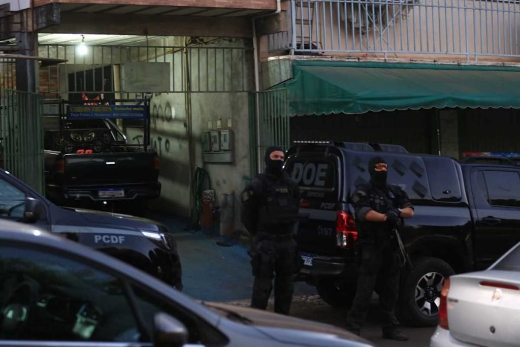 Operação da PCDF contra o tráfico de drogas na Vila Telebrasília