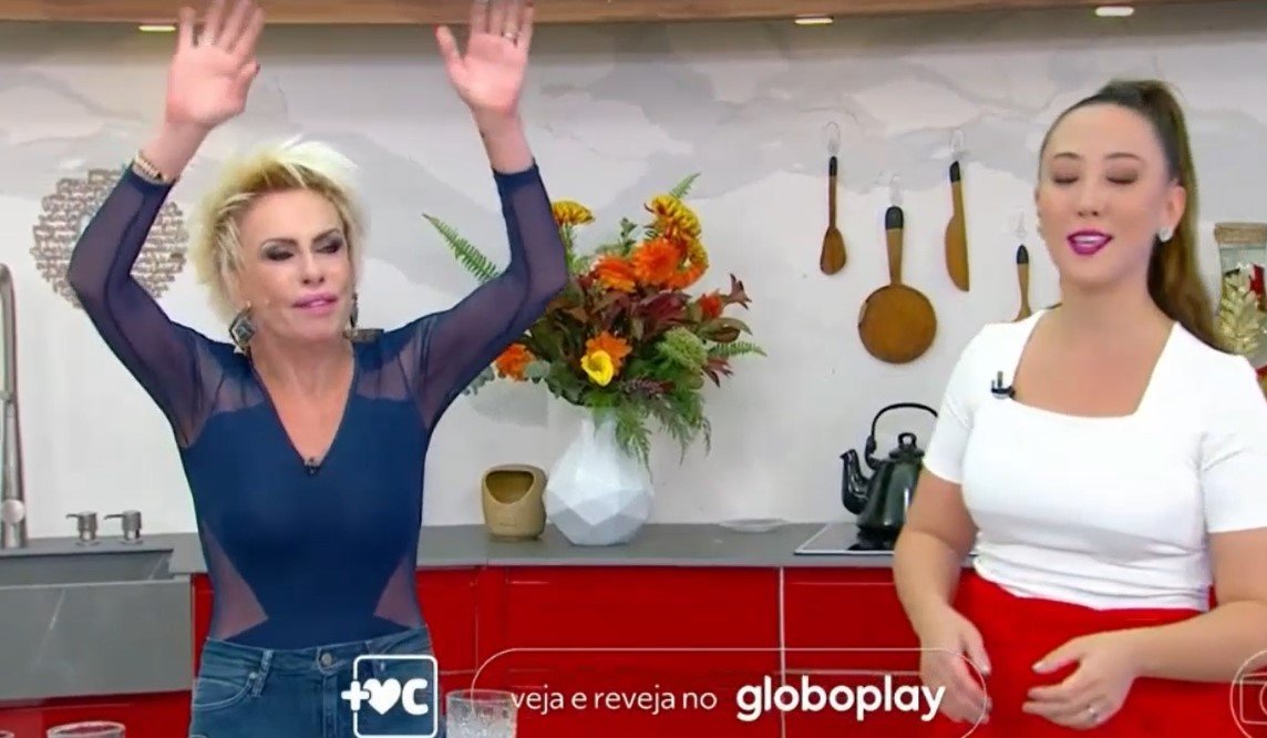 Ana Maria Braga faz o meme da sirene e cai na risada ao vivo no