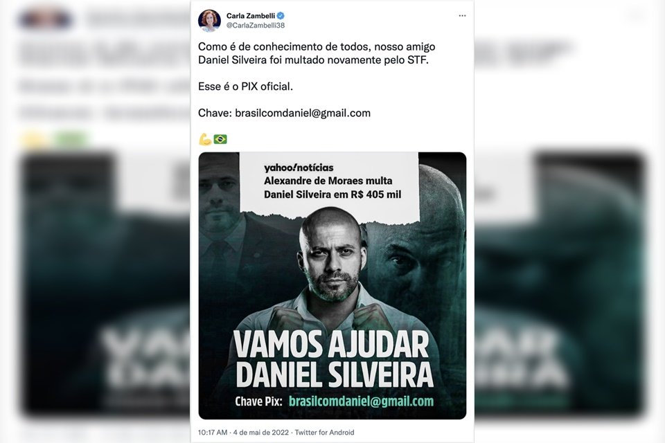 Apoiadores Fazem Vaquinha Para Pagar Multa Do Stf A Daniel Silveira Metrópoles 