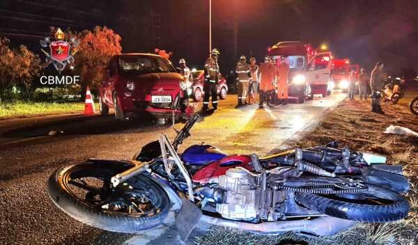 Acidentes deixam mortos e feridos no DF