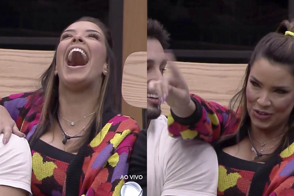 Ivy Moraes dá gargalhada e refaz meme do BBB no Power Couple Brasil