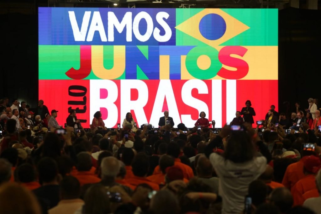 lançamento da chapa Lula-Alckmin