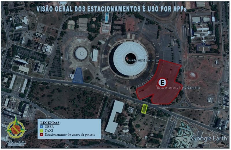 Estacionamento e esquema de trânsito para Flamengo x Vasco