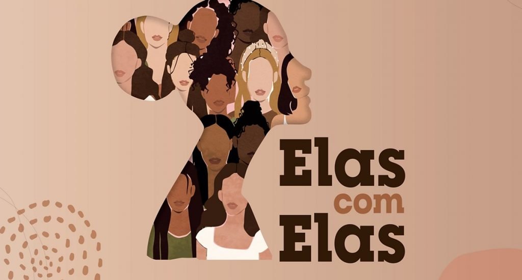 ilustração da log do programa Elas com ELas