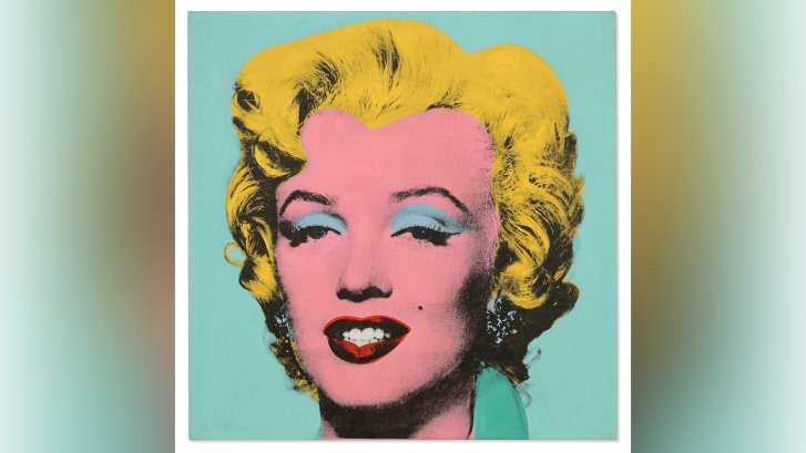 Retrato de Monroe por Andy Warhol
