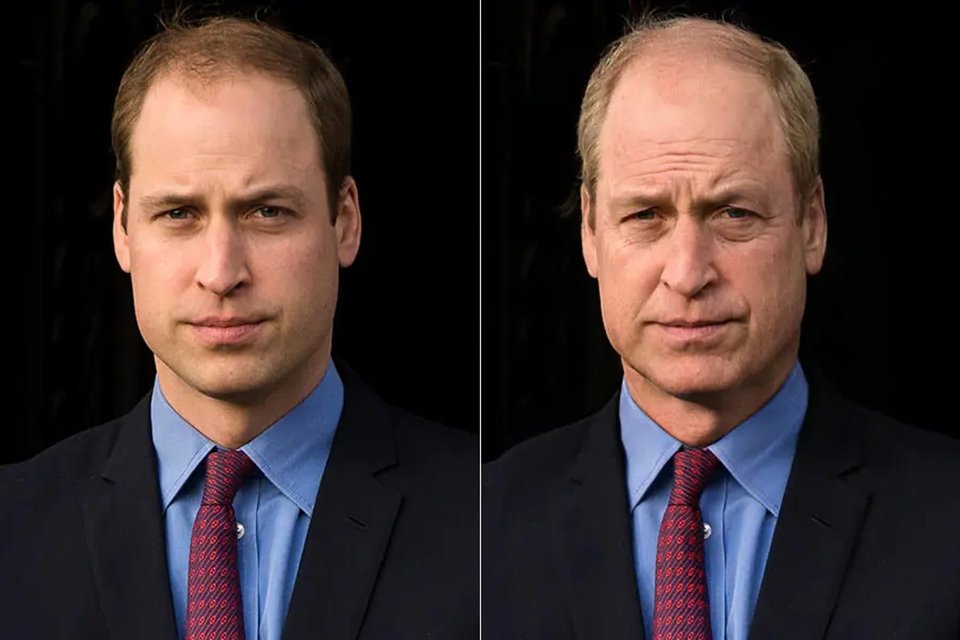 Foto colorida. Príncipe William