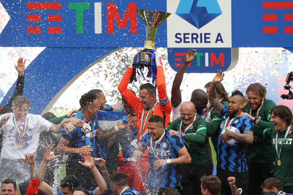 Inter de Milão, campeã do Campeonato Italiano 2020/2021
