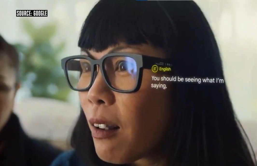Google apresenta óculos com tecnologia que permite tradução