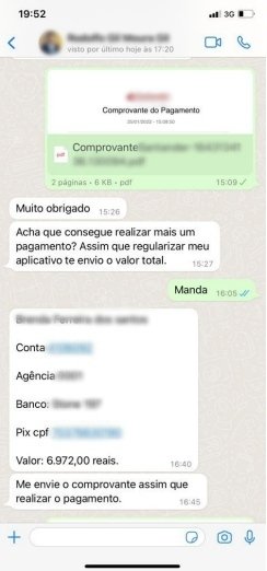 Print conversa WhatsApp